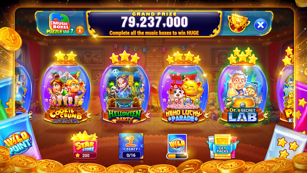Rock n cash casino free coins