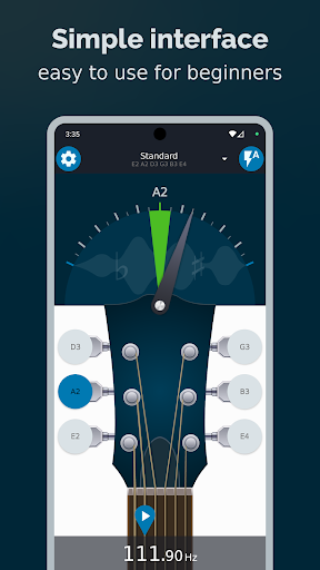 Easy Guitar Tuner Screen 2