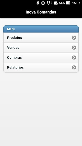 Inova Comandas Screen 3