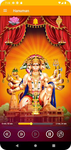 Android application Hanuman chalisa screenshort
