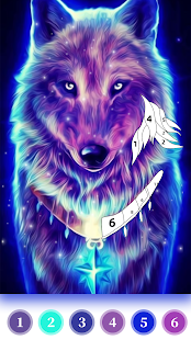 Wolf Coloring Book Color Game 1.3 APK screenshots 5