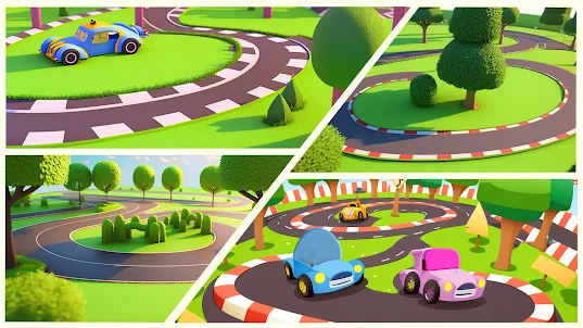 라인 레이스 마스터 3D: 자동차 게임