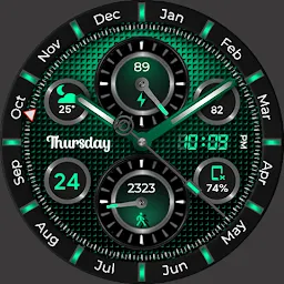 Extreme Analog WF Wear OS 4+ - Screenshot Image
