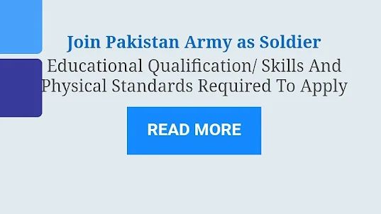 Join Pak Army Registration