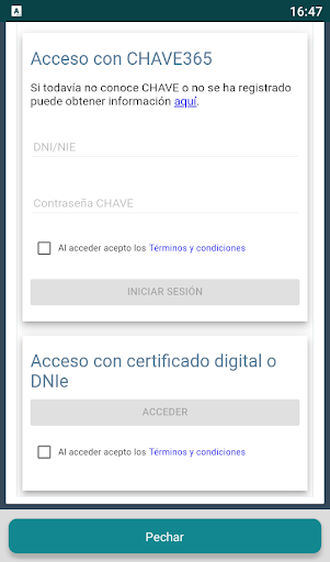 Android application SERGAS Diabetes screenshort
