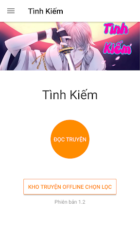 Android application Tình Kiếm - Truyện offline screenshort