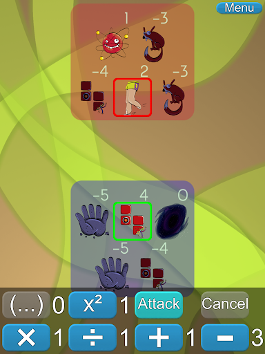 Math Monsters Battle! Demo Screen 2