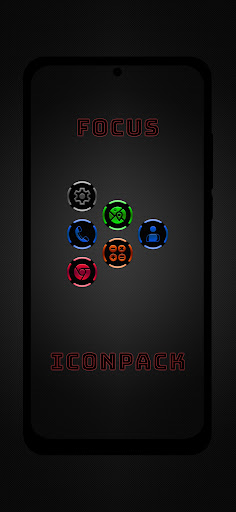 Android application Focus Icon Pack screenshort