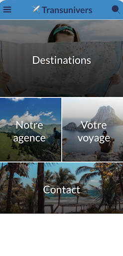 Android application Transunivers screenshort