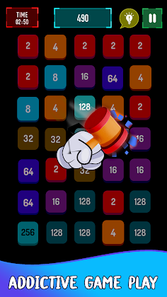 2048 Merge Number Match Number - Screenshot 2