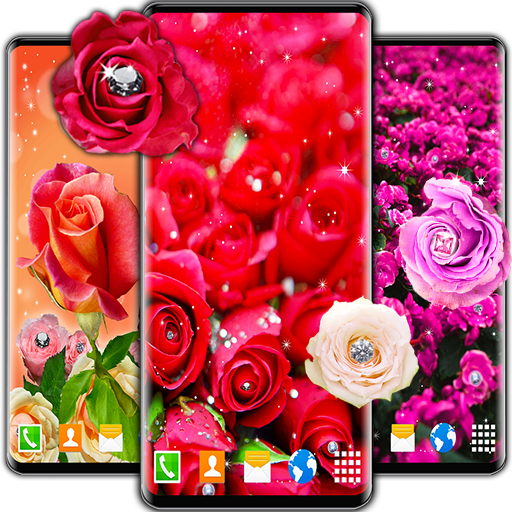 Diamond Rose Live Wallpaper