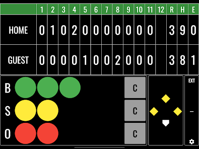 Captura 6 Baseball Scoreboard android