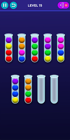 Game screenshot ボールソートパズル-パズルゲームのソート hack