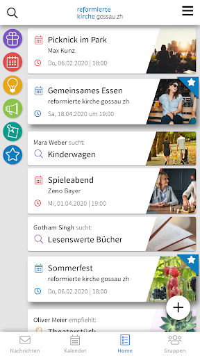 Android application reformierte kirche gossau zh screenshort