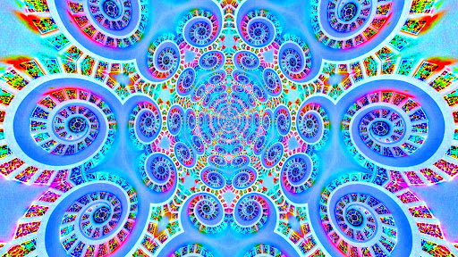 Screenshot of Crystal Tunnels Live Wallpaper