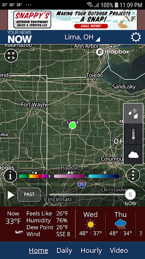 Android application YNN Weather screenshort
