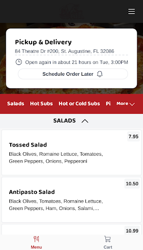 DeLeon Pizza Screen 2