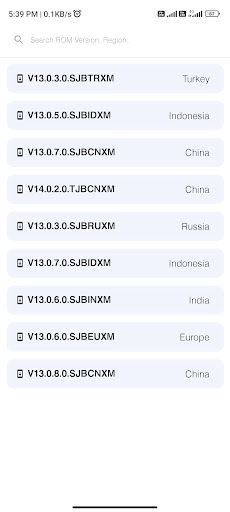 MIUIREX - Easy Update Finder Screen 3