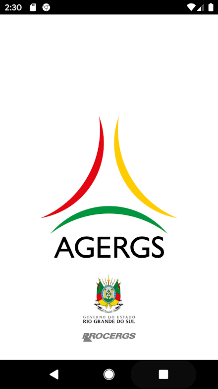 AGERGS - Sistema de Informação Screen 1