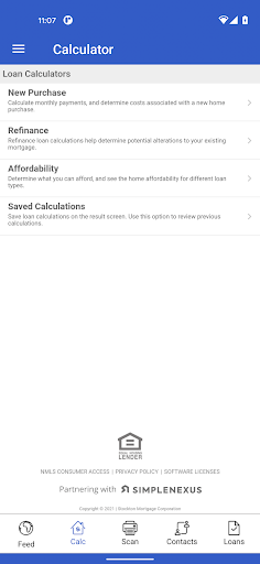 Screenshot of Quillo Mortgage