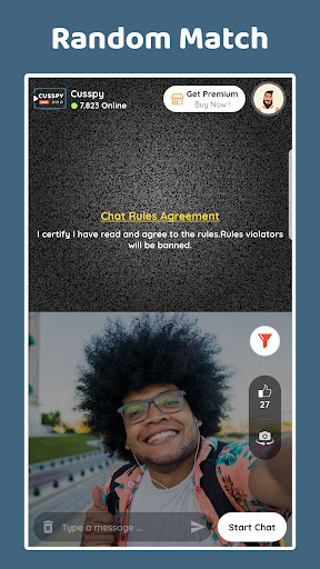 Cusspy - Live Video Chat Screen 3