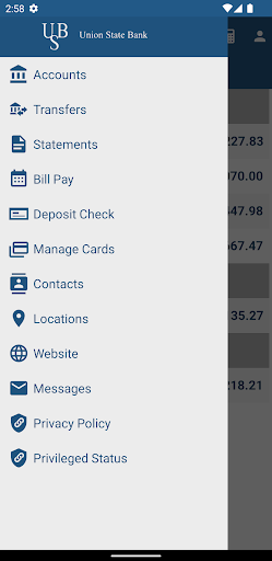 Union State Bank Screen 2