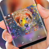 Color Holi Puppy Keyboard Theme icon