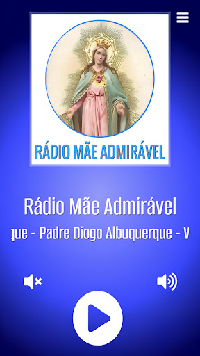 Android application Rádio Mãe Admirável screenshort