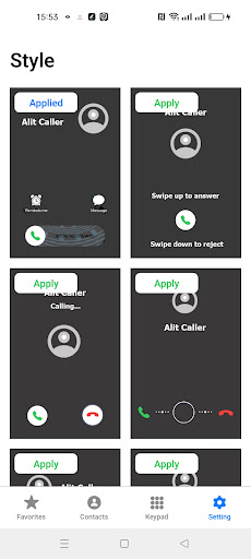 Call Screen - Flash on Call