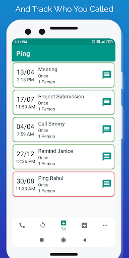 Ping Call SchedulerManager