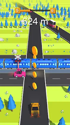 Traffic Car Run 2D : Car games - Screenshot 1