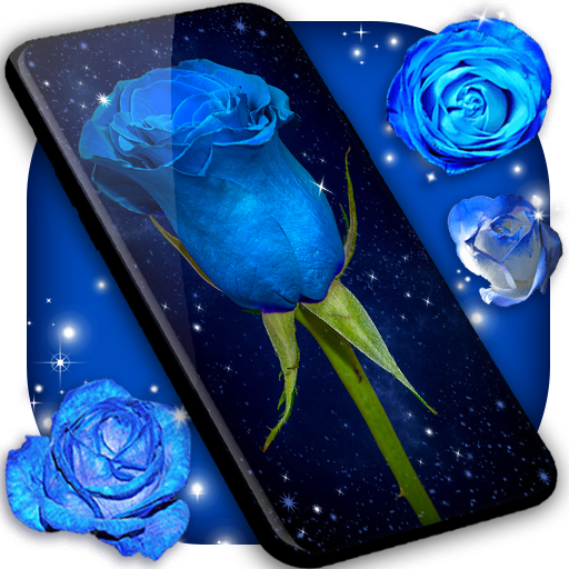 Blue Rose Live Wallpaper 3d Wallpaper Themes Google Play のアプリ