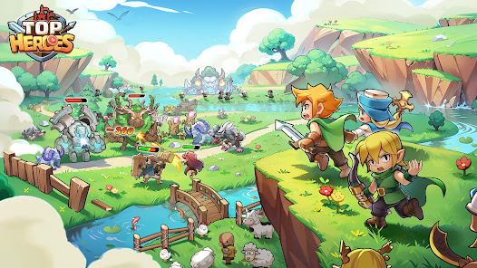 Top Heroes Mod Apk 1.58.4 (Free Purchase, Mod Menu) Gallery 7