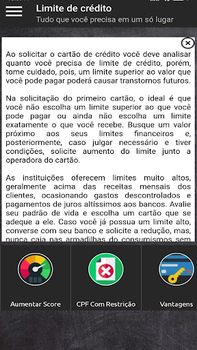 Cartão Para Negativados - Guia Screenshot 3 - AppWisp.com