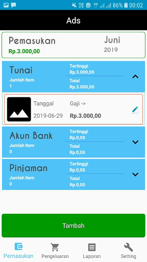Management Keuangan Screen 2