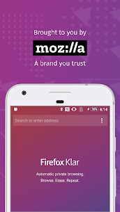 Firefox Klar: No Fuss Browser 105.2.0 Apk 3
