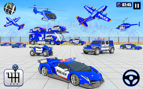 Police Cargo Truck Transporter 1.29 APK + Mod (Free purchase) for Android