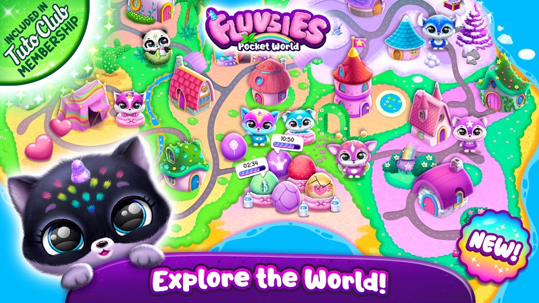 Fluvsies Pocket World 2.0.0131 APK + Mod (Paid for free / Free purchase / Unlocked / Full) for Android