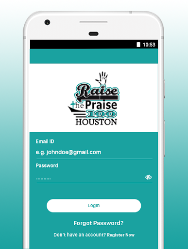 Android application Raise The Praise 100 Houston screenshort