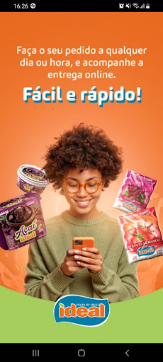 Android application Produtos Ideal screenshort