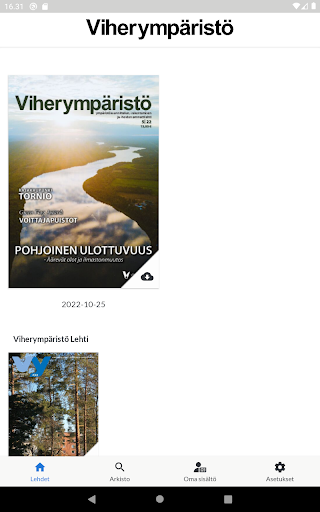 Viherymparisto Screen 3