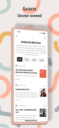 Red Tent Community Screen 2