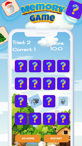 Memory Game Screen 2