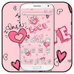 Cover Image of Baixar Doodle Pink Love Theme Wallpaper 1.1.2 APK