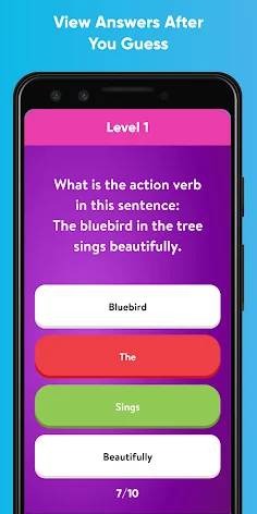 English Grammar Test - Screenshot 2