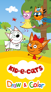 Kid-E-Cats: Draw & Color Games