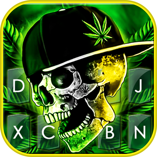 Rasta Weed Skull Theme 8.7.1_0613 Icon
