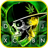 Rasta Weed Skull Theme