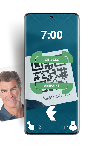 Android application TimeDock - QR Code Time Clock screenshort