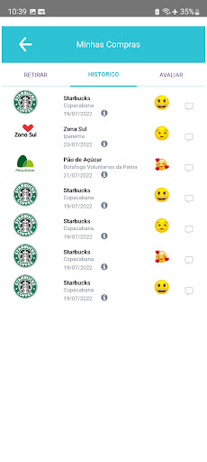 Android application Goopzer Cliente screenshort